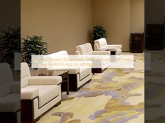 مجموعة الأرائك الحديثة من القماش الواحد مناسبة لغرفة مؤتمرات الفندق ولإستقبال VIP