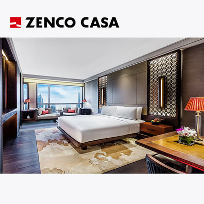 جودة  Chinese Style Hotel Bedroom Furniture Set Customizable Size And Color مصنع