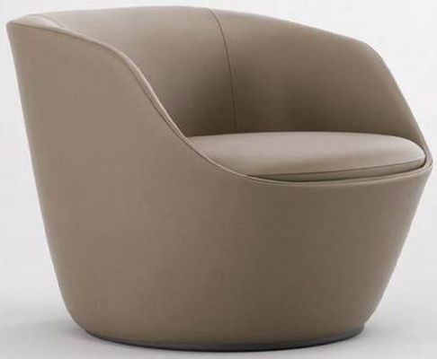 730 * 730 * 760mm أثاث فاخر خفيف حديث جلد أريكة كرسي Wearproof