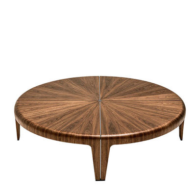 1100 * 600 * 450mm طاولات قهوة مستديرة من الخشب الحديث طراز OEM ODM