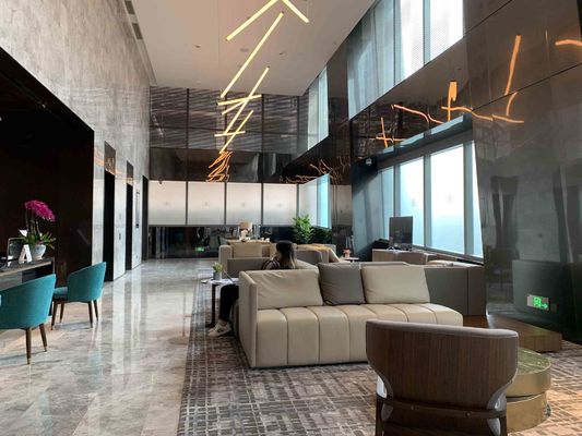 مجموعة أثاث من الخشب الصلب ASCOTT مجموعات غرفة المعيشة للشقق ODM